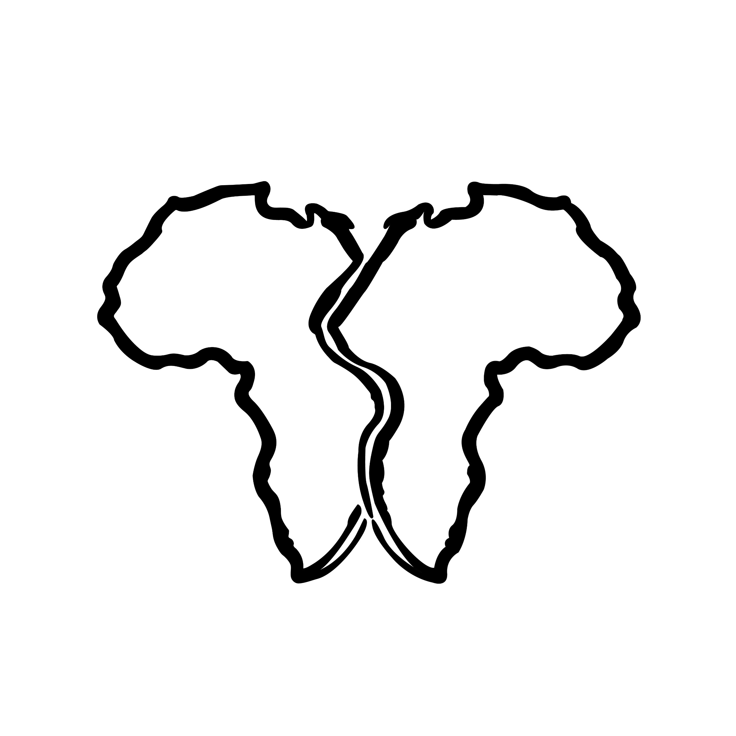 White Umoya WeAfrika logo on black background